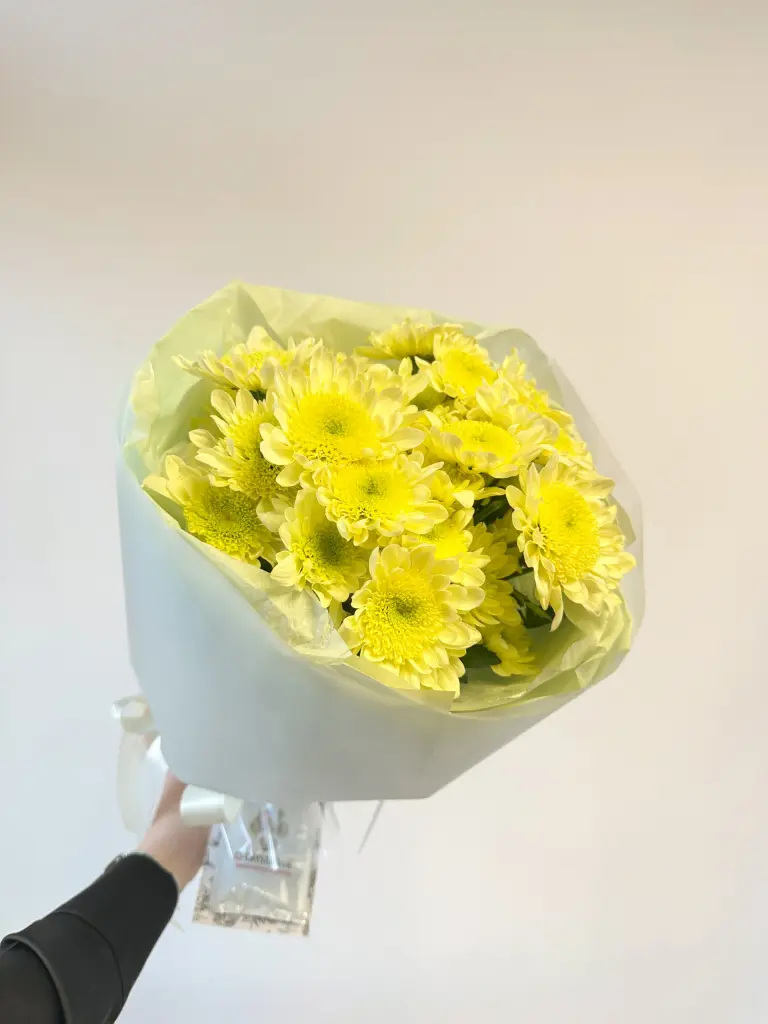 МОНО БУКЕТ ИЗ ХРИЗАНТЕМЫ