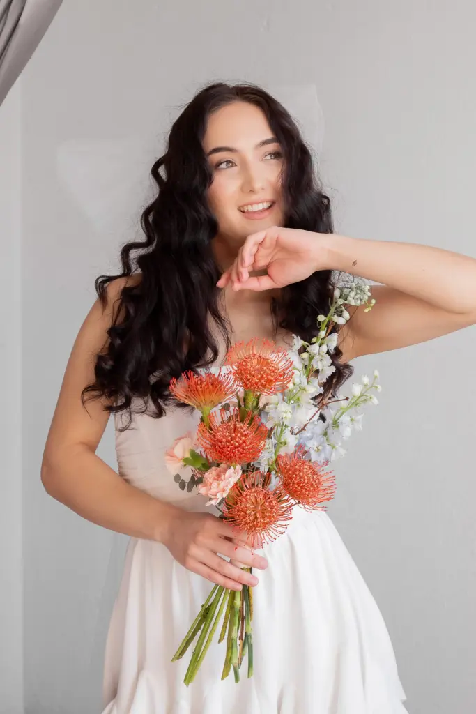 Букет с экзотическими цветами