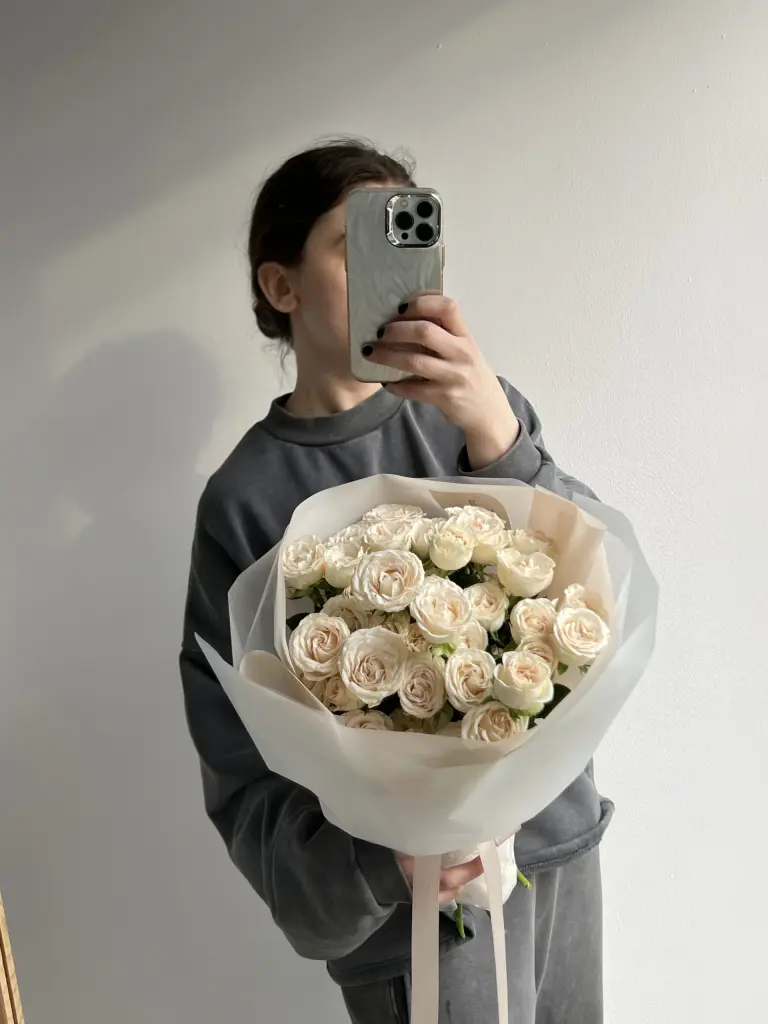 Монобукет из розы София