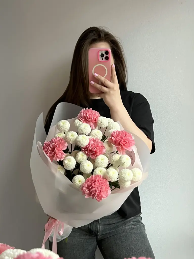 Дуобукет «Ньютон и Диантус»