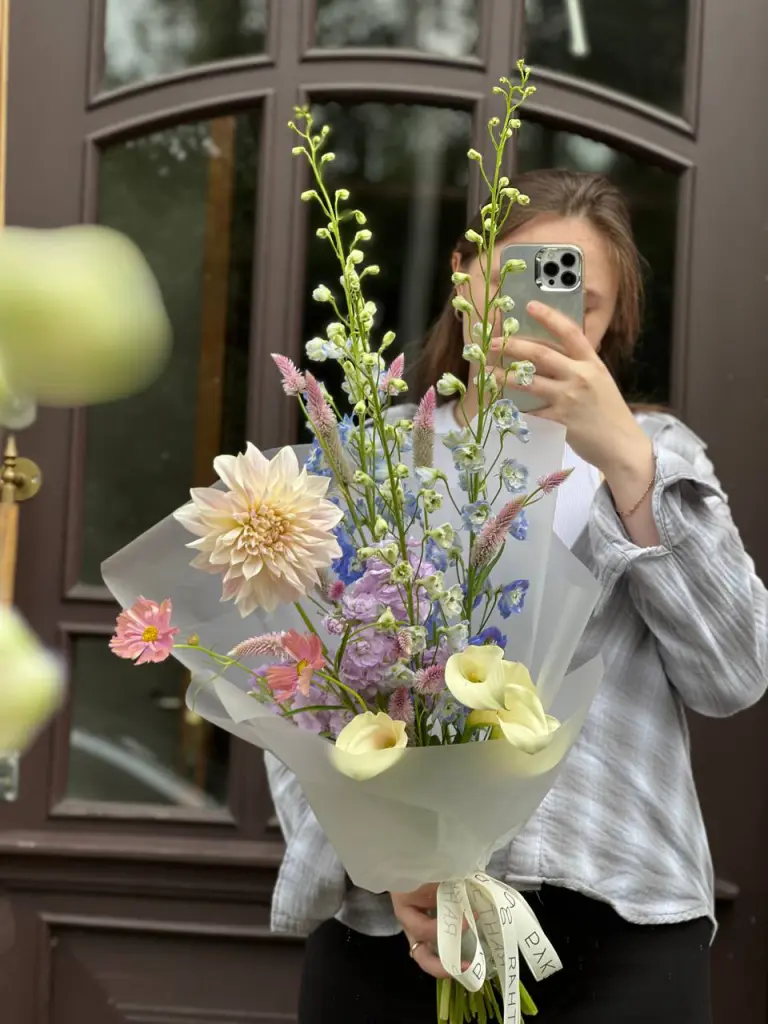 Букет в нежной гамме